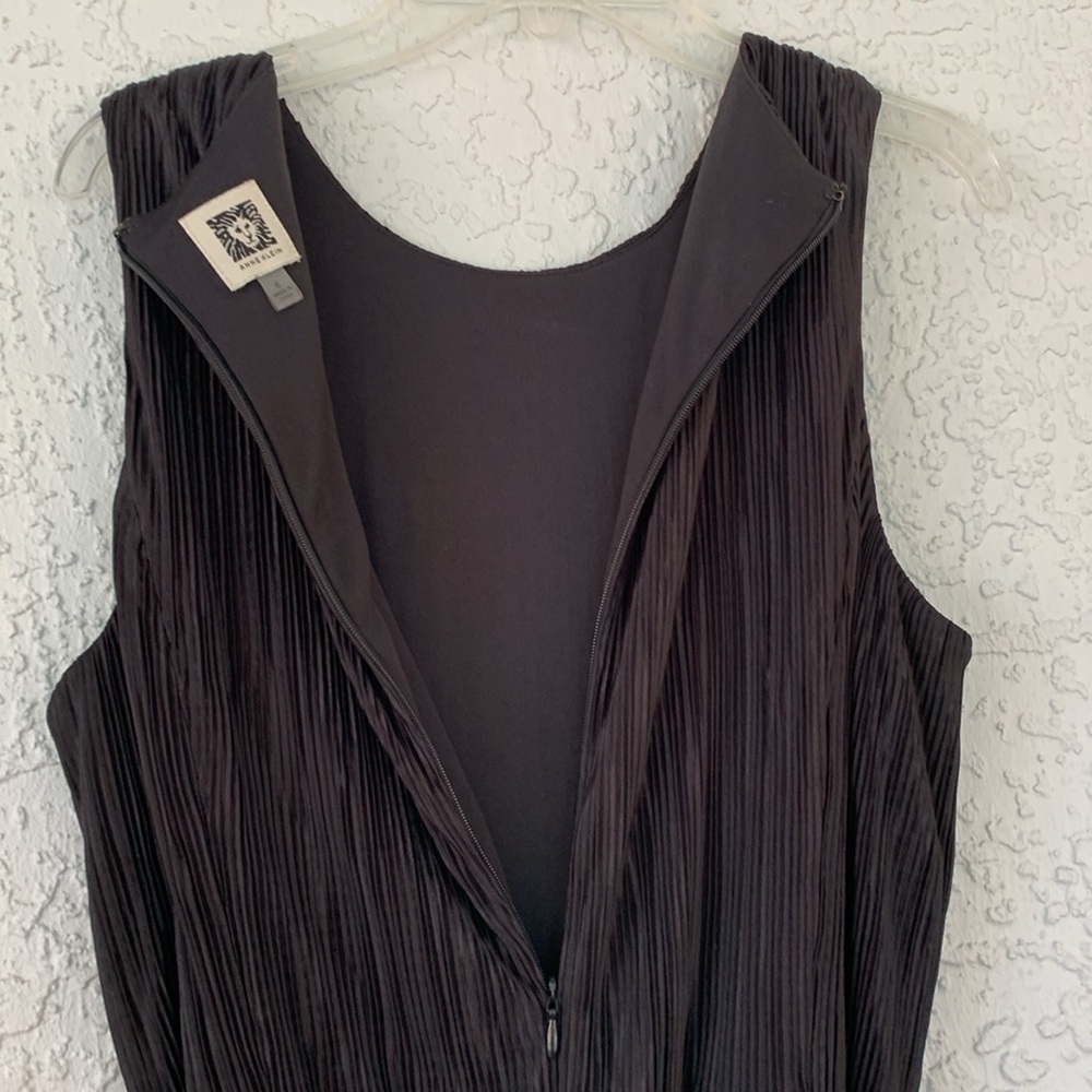 Anne Klein belted Elegant Black jumpsuit size 6 - Picture 7 of 13